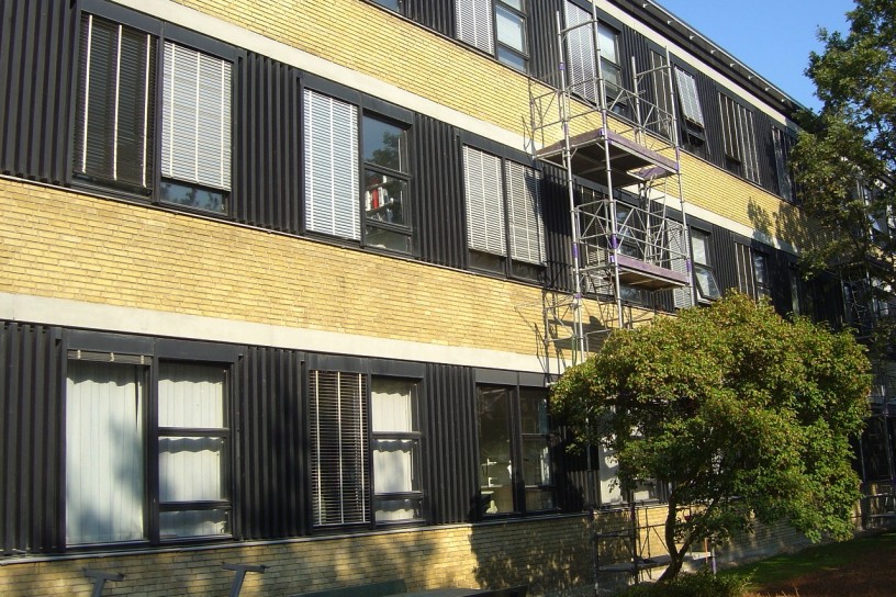 Wymiana fugi na budynkach Duńskiego Uniwersytetu Technicznego